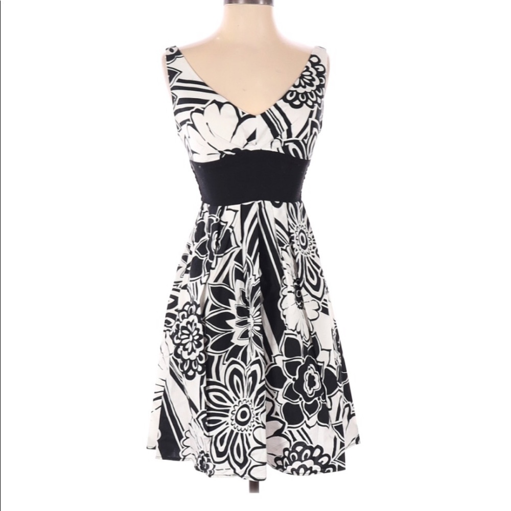 Black and white dress
